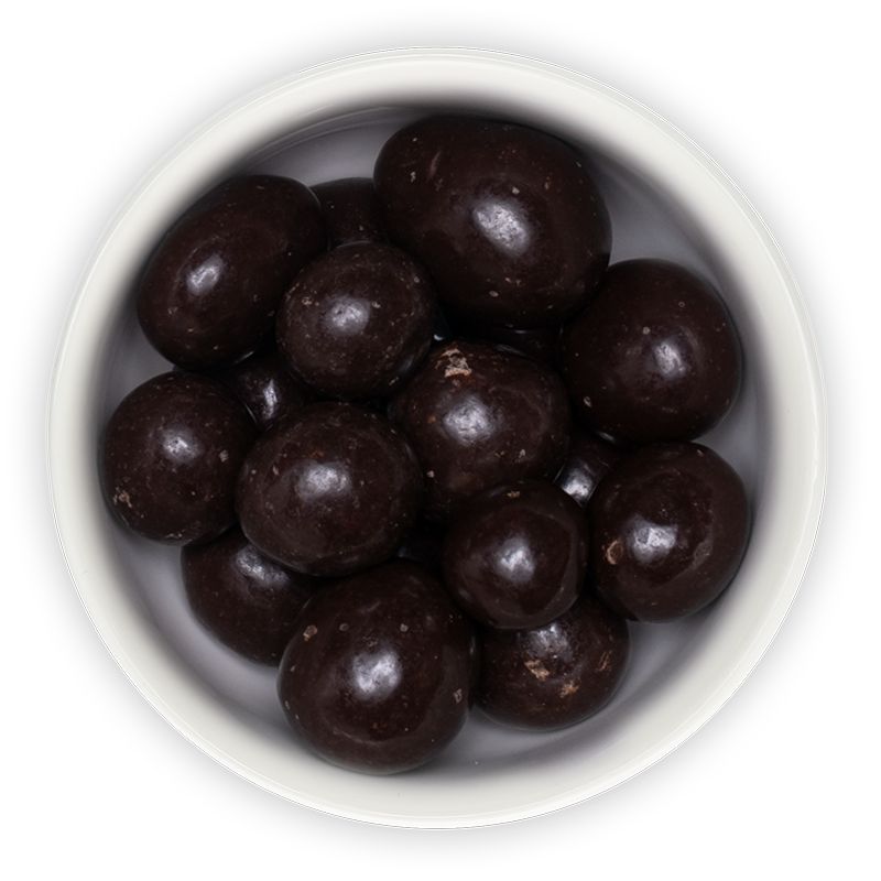 Himbeeren in Zartbitterschokolade